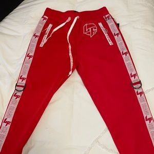 LF Red Joggers